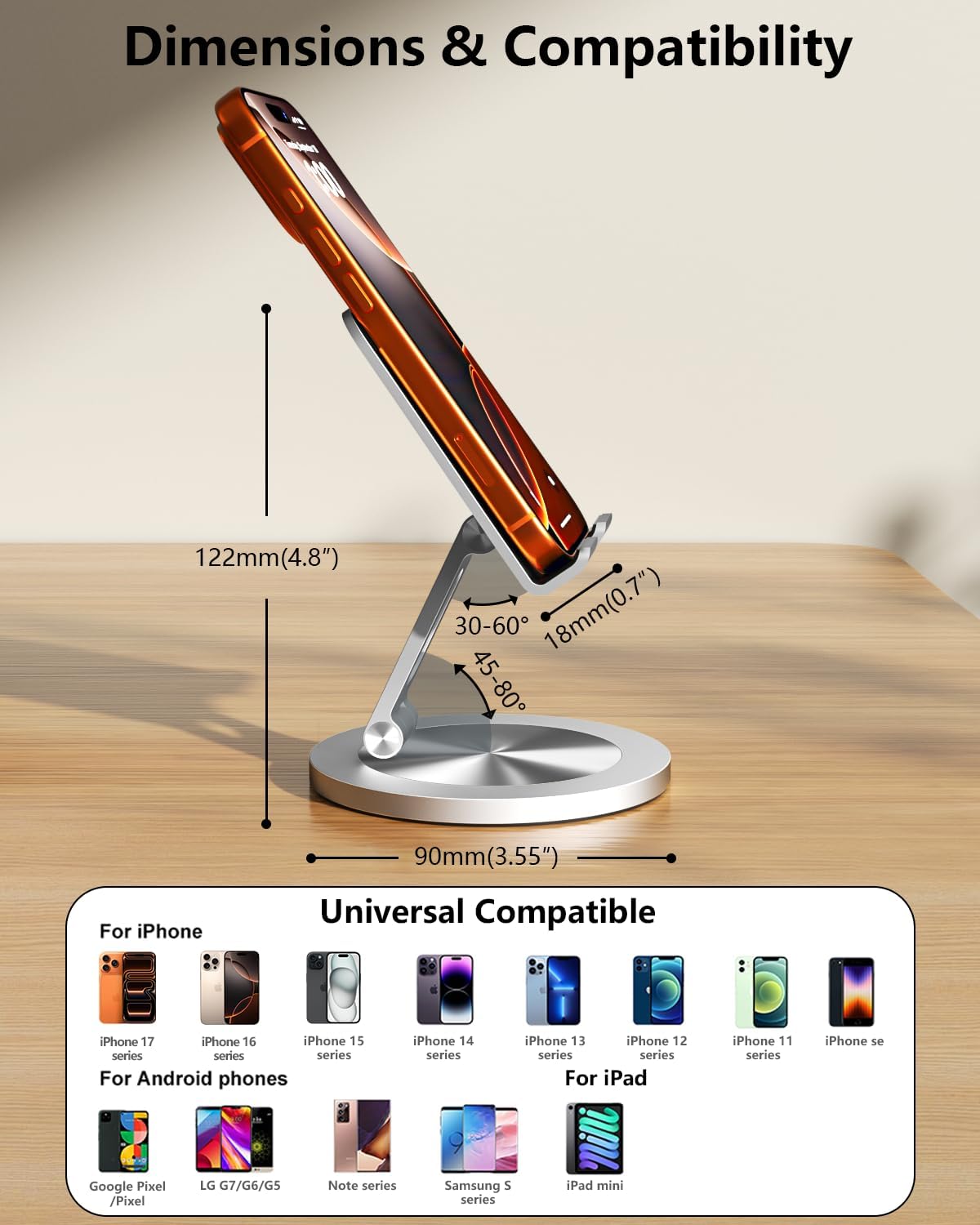 Phone Stand for Desk